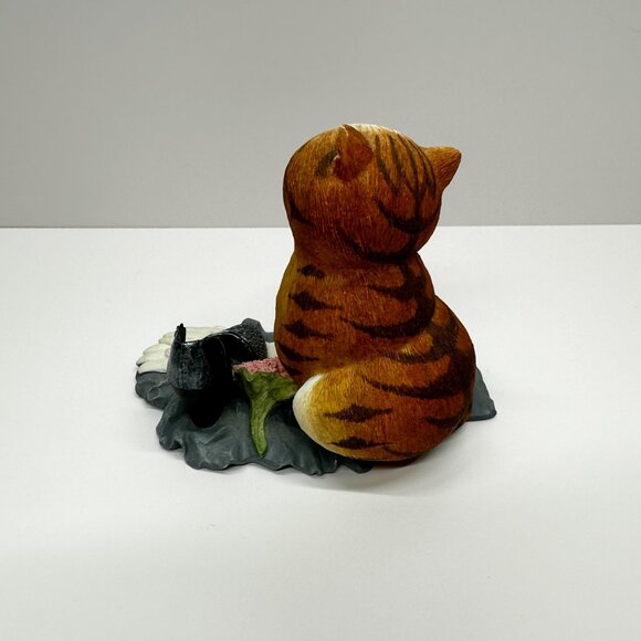 Vtg Comic Curious Cats Orange Ginger Cat Fancy Shoes Heels Lady Dance - Picture 3 of 7